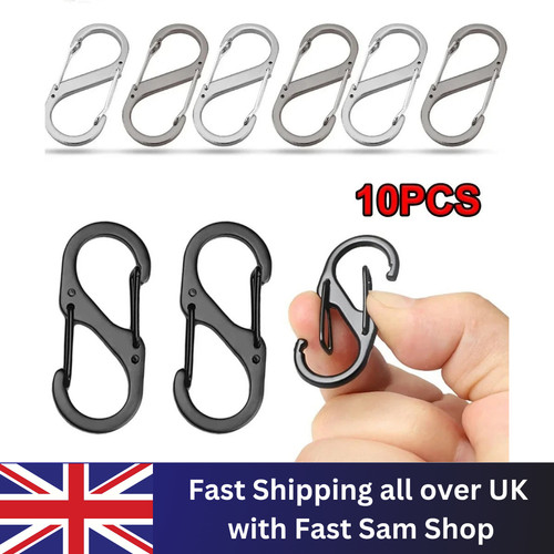 Pcs shaped carabiner - 10,