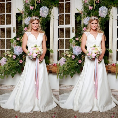 Elegant wedding dresses neck - elegant,