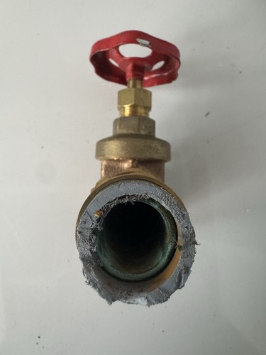 Brass gate valve - gate,