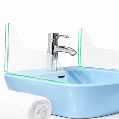 Tub splash guard shower water - guard,