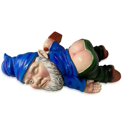 Drunk dwarf garden - garden, gnome