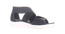 Dr. Scholl's Womens Time Off Fun Black Ankle Strap Sandals Size 6.5 (7830571)
