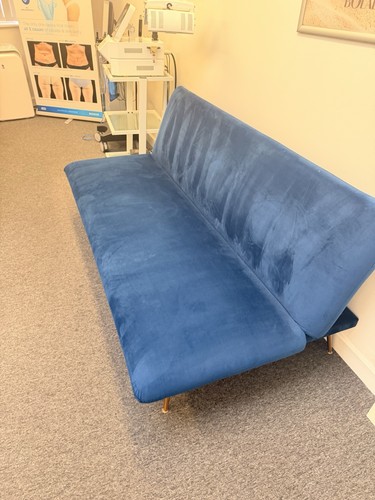 Royal blue sofa - royal, three
