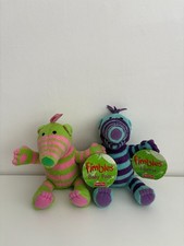 FISHER PRICE MATTEL FIMBLES 2002 TAGGED BABY POM AND FLORRIE SOFT PLUSH TOYS