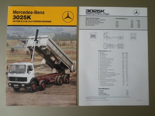 Mercedes benz 3025k ton 8x4 - 3025k, 30-ton