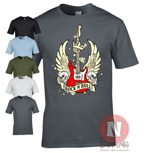 Guitar wings shirt rock - guitar, n