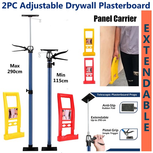 Drywall plasterboard props - plasterboard,