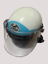 Vintage CPD 1980s Police Bell Riot Motorcycle Helmet Shield C-3 Premier Crown Co