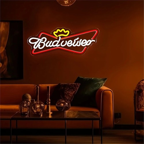 Budweiser beer neon - budweiser, led