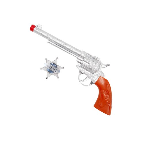 Cowboy gun with sheriff - cowboy,