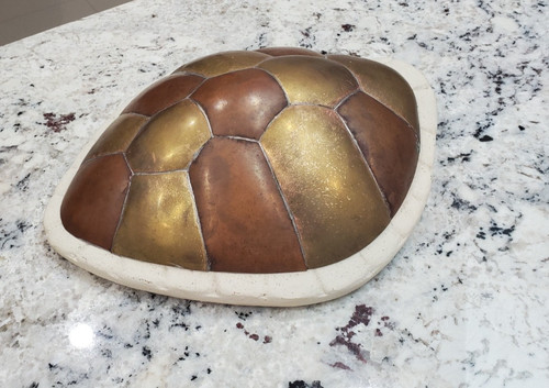 Turtle shell wall sculpture - shell,