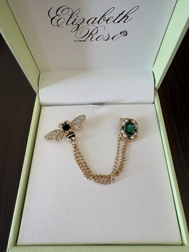 Elizabeth rose bee - bee, brooch