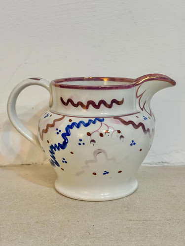 Antique 1830s pink - pink, lustre