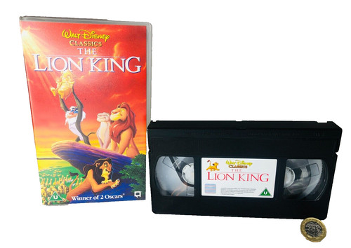 Vhs video tape - movie, lion