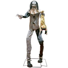 Halloween Towering Sweet Dreams Clown Animated Prop - 7ft