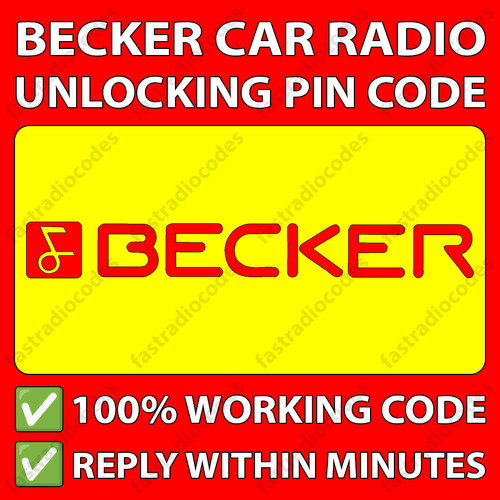 Becker car radio unlocking - ✅becker,