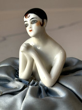 Antique French Porcelain Pin