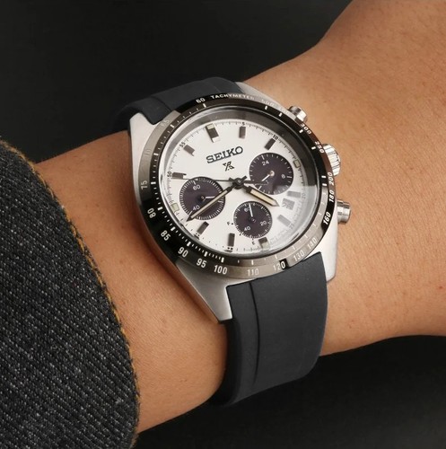 Seiko speedtimer 39mm rubber - seiko,