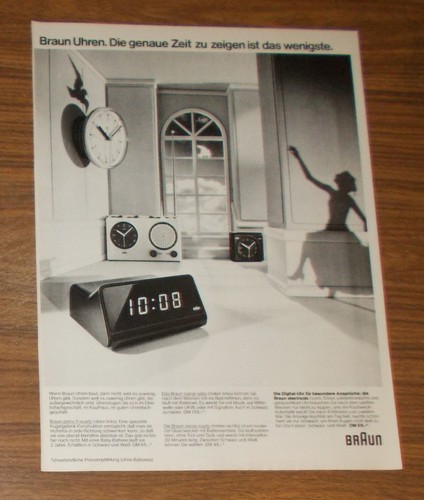 Rare advertising vintage braun - rare,