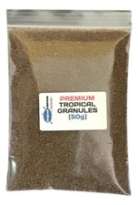 Tropical Granules | Premium Fish Food | for Guppy, Neons,Platys etc|  | 1 x  50g