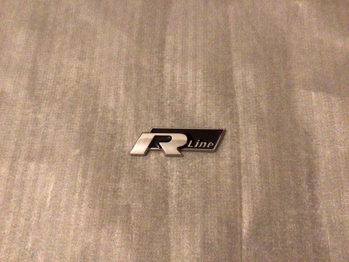 Line badge rear boot - r-line,