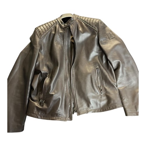 Belstaff leather racer jacket - leather,