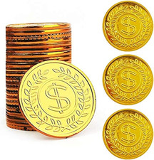 Pirate Gold Coins Plastic Set