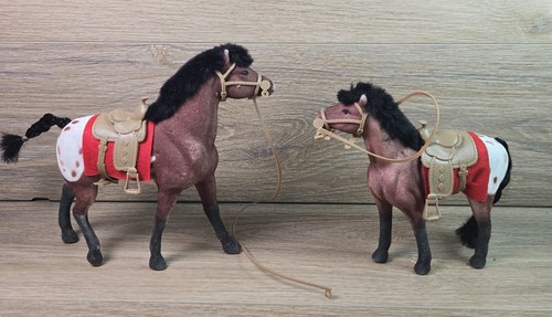 Plastic felt horses toy - 2,