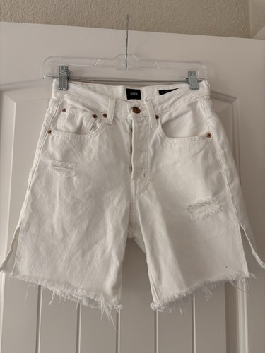 Edwin white jeans shorts - jeans,