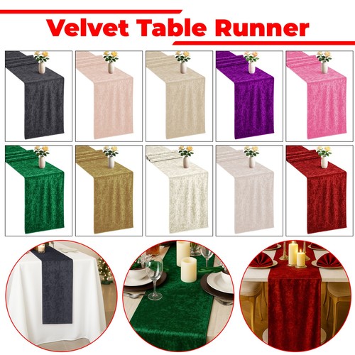 Velvet table runner - velvet,