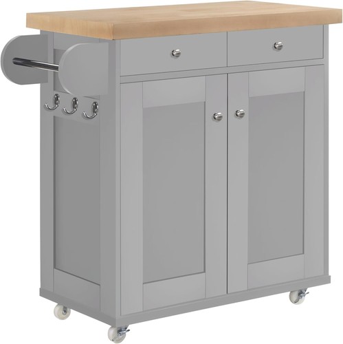 Portland white kitchen island - kitchen,