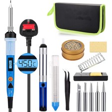 Soldering Iron Kit 80W Digital Station Adjustable Temperature Welding Tools