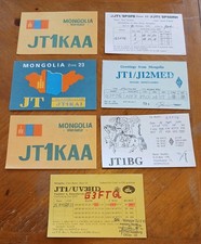 7 x Vintage QSL Radio comms