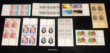 US 9 plate blocks 1982 -