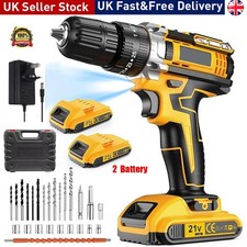 2 Battery 21V Cordless Drill