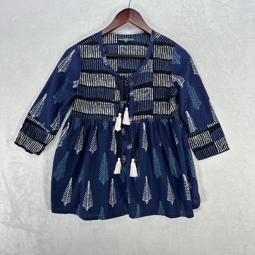 Ajio blouse womens blue - womens,