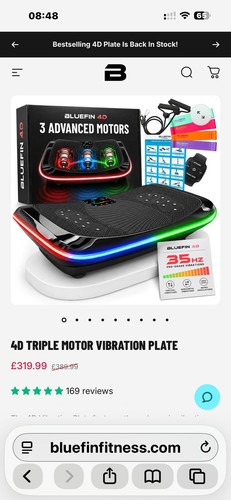 Bluefine vibration plate - bluefine, 4d