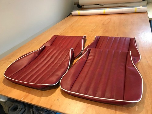 T25 seat covers oxblood - vw,