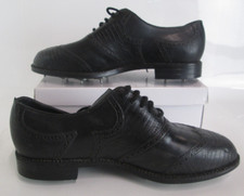 Stylo Matchmakers Leather Men's Black Golf Laced Shoes UK Size 9 Unboxed