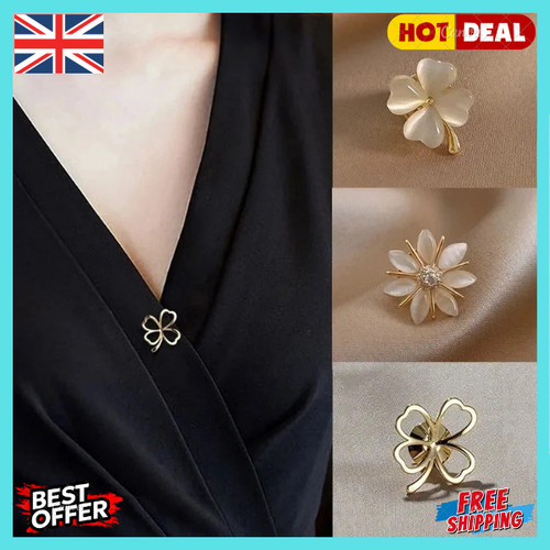 Fashion brooch set - brooch, flower