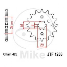 SPROCKET Z16 428 726.37.91 for