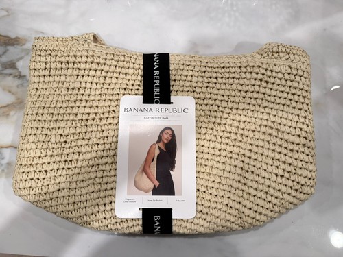 Banana republic raffia - banana, tote