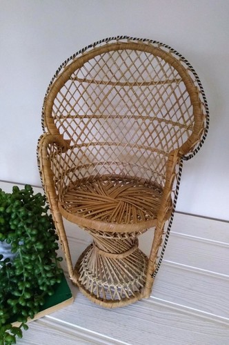 Vintage peacock chair - peacock,