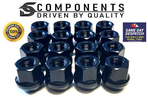 Black open wheel nuts - x,