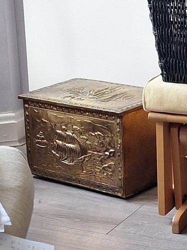 Vintage brass embossed - vintage,