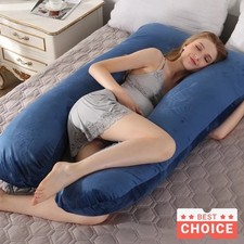 Premium Full Body Pregnancy Pillow 57" U Shape Maternity Pillow Full Filling XL