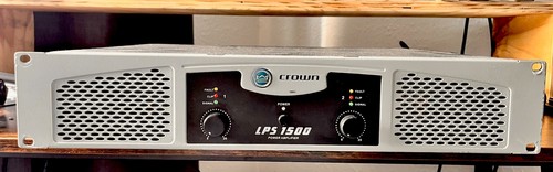 Crown lps 1500 channel - lps, power