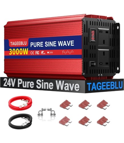 3000w 24v pure sine wave - 24v,
