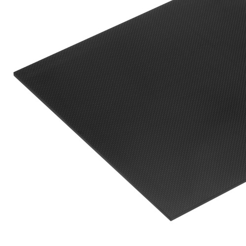 Carbon fiber sheet 300x300x3mm - carbon,