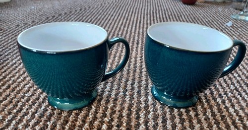 Pair denby greenwich green - denby,